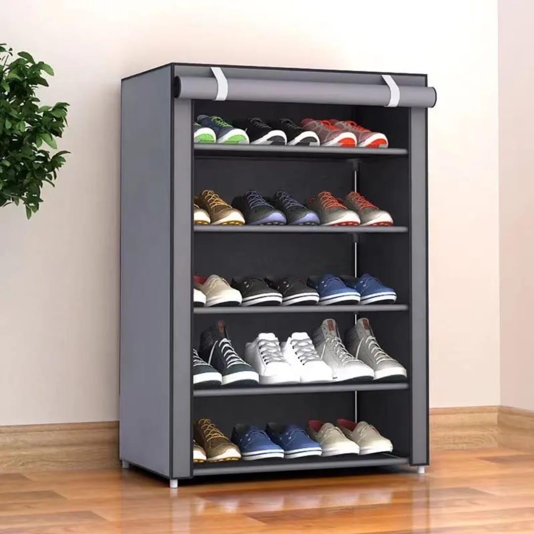 Organize your shoes with a portable shoe rack. Durable, foldable & space saving design. Available online with delivery across Pakistan.