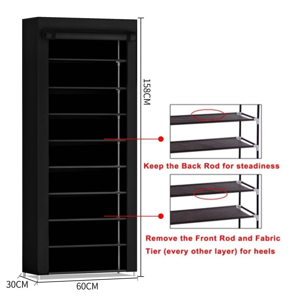 Organize your shoes with a portable shoe rack. Durable, foldable & space saving design. Available online with delivery across Pakistan.