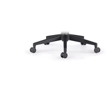PU Plastic Office Chair Base with Wheels – Universal 5-Star Replacement