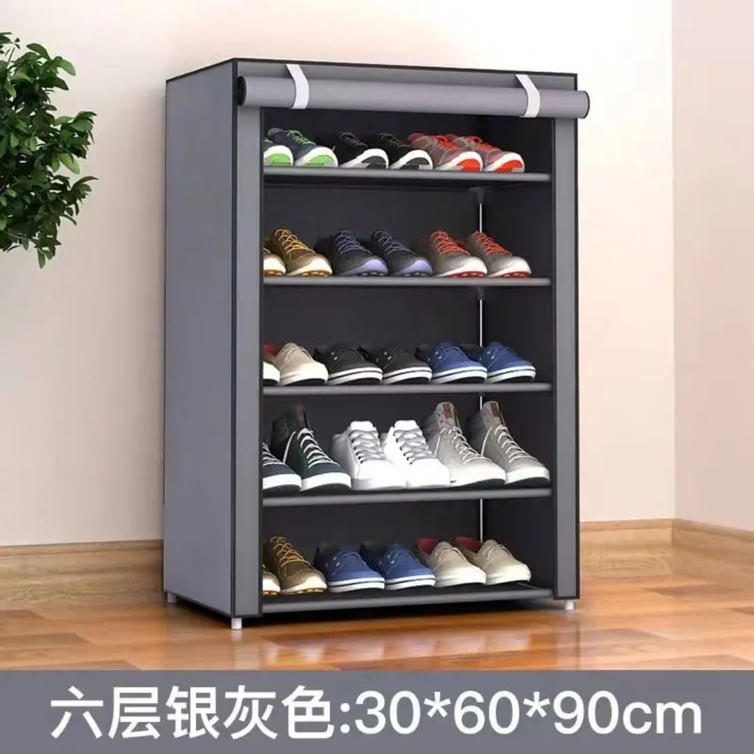 Organize your shoes with a portable shoe rack. Durable, foldable & space saving design. Available online with delivery across Pakistan.