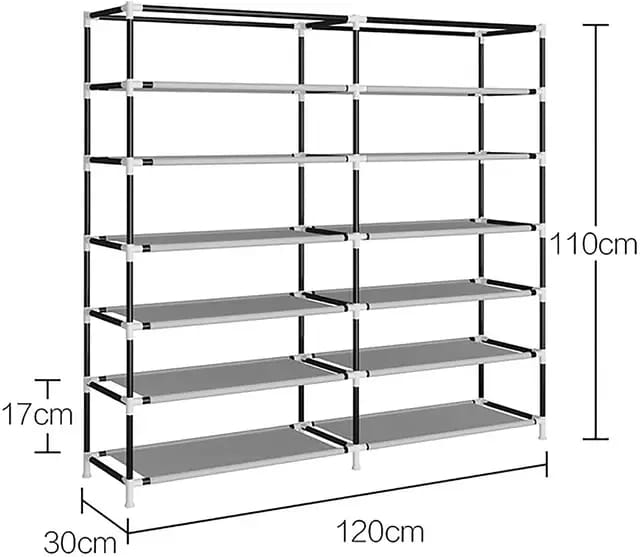 Organize your shoes with a portable shoe rack. Durable, foldable & space saving design. Available online with delivery across Pakistan.