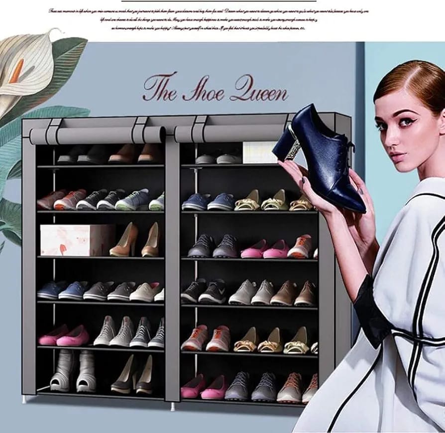 Organize your shoes with a portable shoe rack. Durable, foldable & space saving design. Available online with delivery across Pakistan.